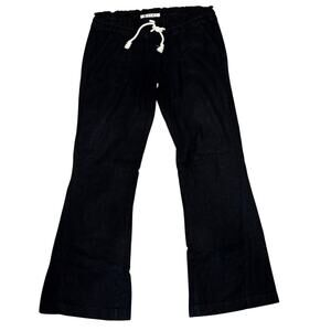 Lightweight Black Flare Pants 🖤 Casual Surf‑Skate Lounge Style - Size S